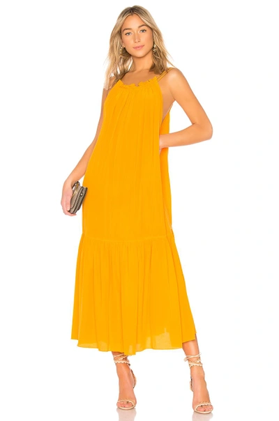 Shop Three Graces Tatyana Dress In Tangerine