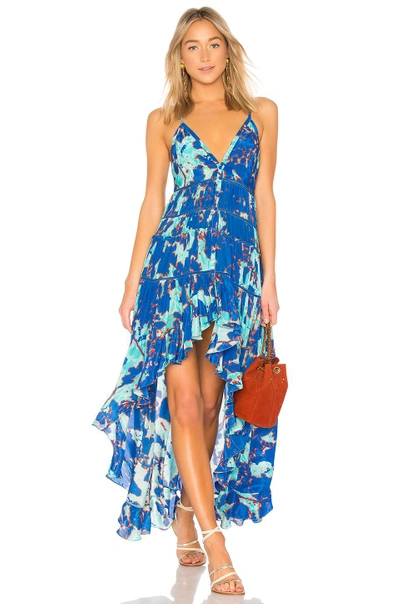 Shop Rococo Sand Folium Maxi Dress In Blue