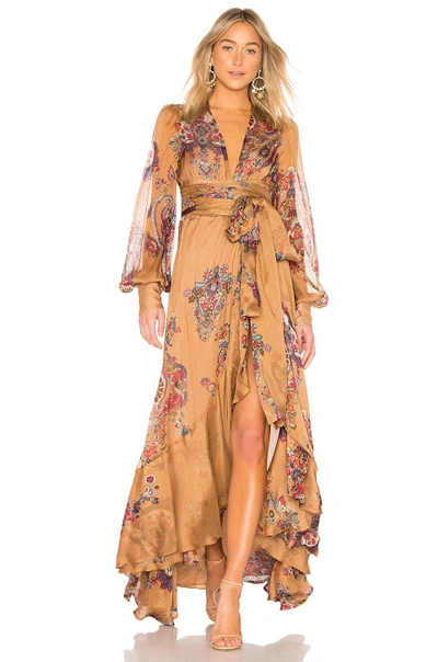 Shop Oud Soho Dress In Tan