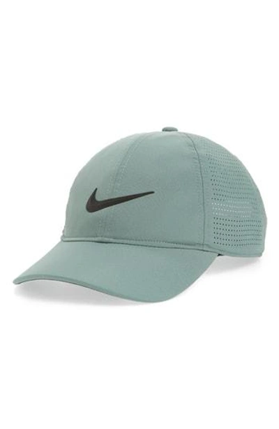 Shop Nike Arerobill Legacy91 Performance Golf Cap - Green In Clay Green/ Anthracite/ Black
