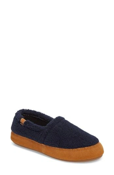 Shop Acorn Moc Slipper In Navy Popcorn