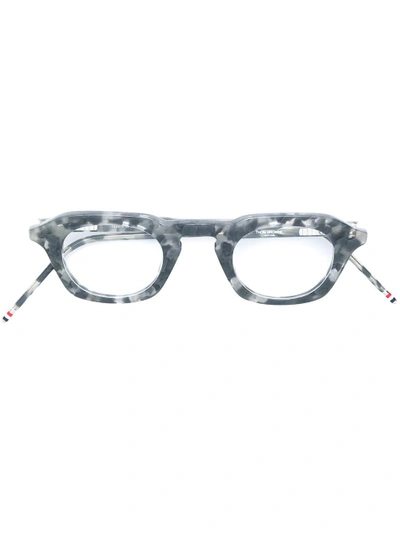 Shop Thom Browne Round Neck Glasses In Grey