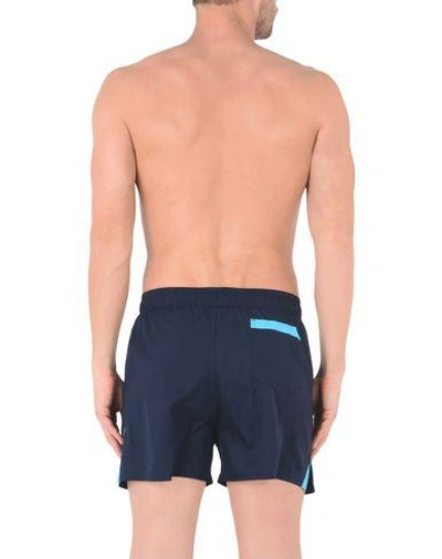 Shop Nike "vital 4" Volley Short " Man Swim Trunks Midnight Blue Size M Polyester