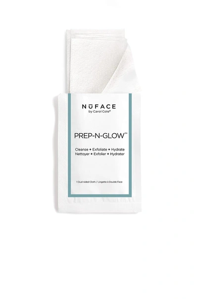 Shop Nuface Prep-n-glow Dual Sided Cleansing Cloths 20 Pack In N,a
