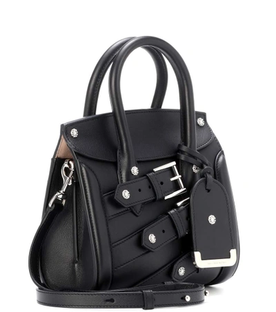 Shop Alexander Mcqueen Heroine 21 Leather Crossbody Bag
