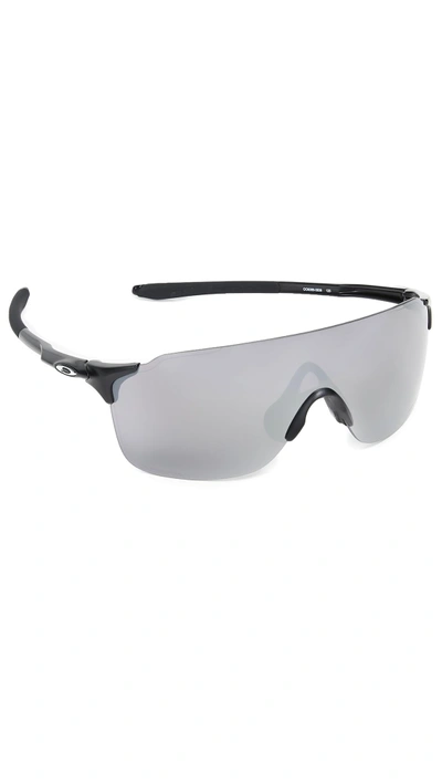 Shop Oakley Evzero Stride Prizm Sunglasses In Black/black