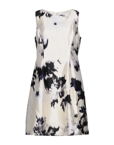 Shop Lela Rose Knee-length Dress In Ivory