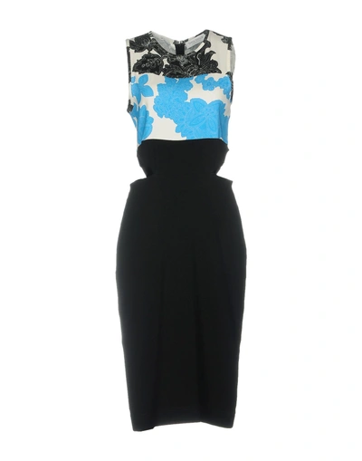 Shop Tanya Taylor Knee-length Dress In Black