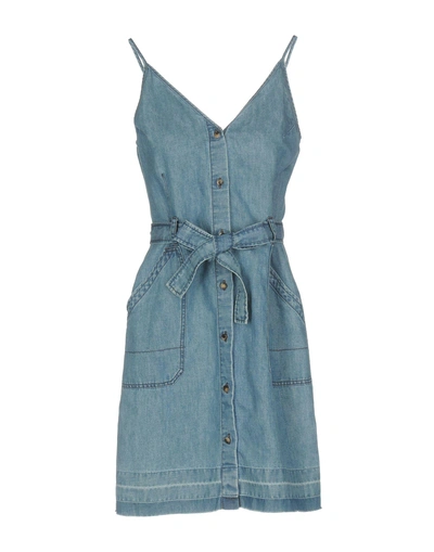 Shop J Brand Short Dresses In Blue