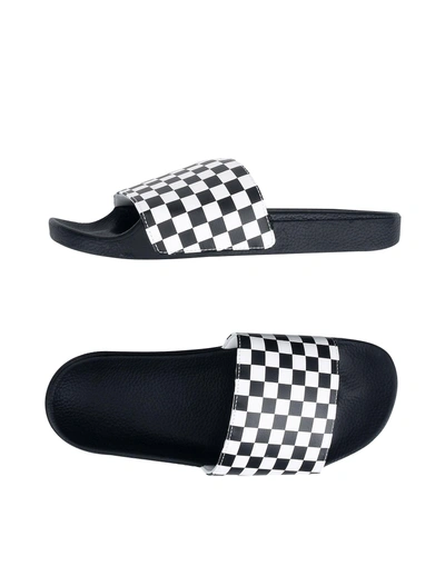 Shop Vans Sandals In Black