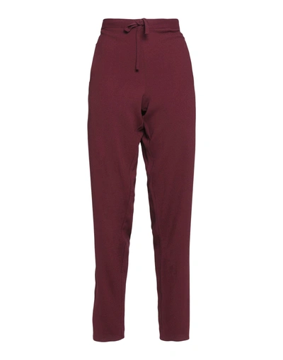 Shop Maria Grachvogel Casual Pants In Maroon