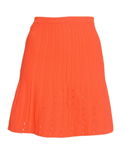 Shop Tanya Taylor Knee Length Skirt In Red