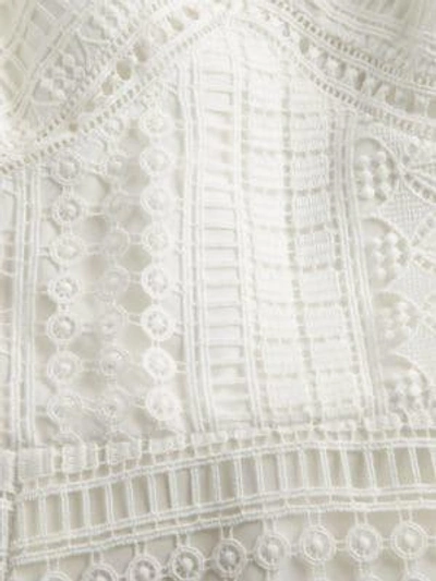Shop Trina Turk Kaytlyn Lace Dress In White Wash