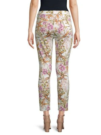 Shop Jen7 By 7 For All Mankind Skinny Floral Ankle Jeans In Havana Tropics