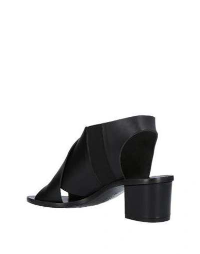 Shop Atp Atelier Sandals In Black