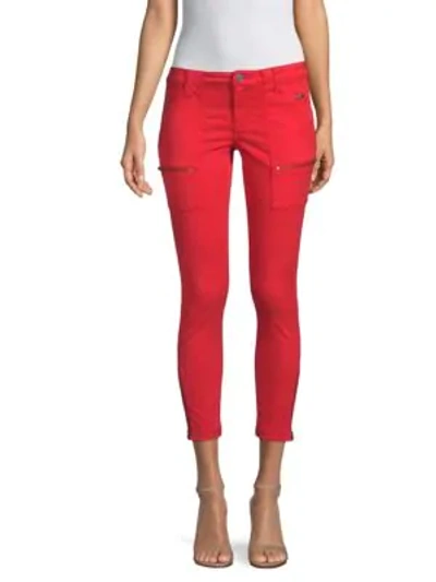 Shop Joie Park Stretch Twill Skinny Jeans In Matador Red