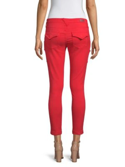 Shop Joie Park Stretch Twill Skinny Jeans In Matador Red