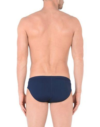 Shop Nike Bikini Bottoms In Midnight Blue