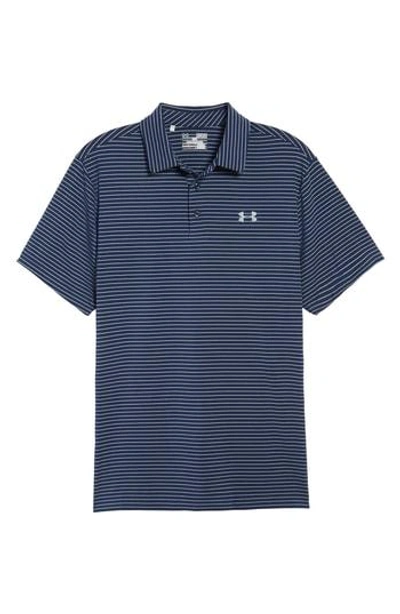 Shop Under Armour 'playoff' Loose Fit Short Sleeve Polo In Academy