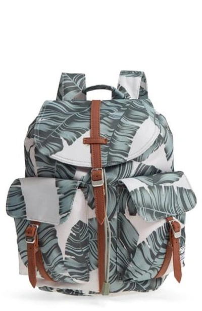 Shop Herschel Supply Co X-small Dawson Backpack - Metallic In Silver Birch Palm