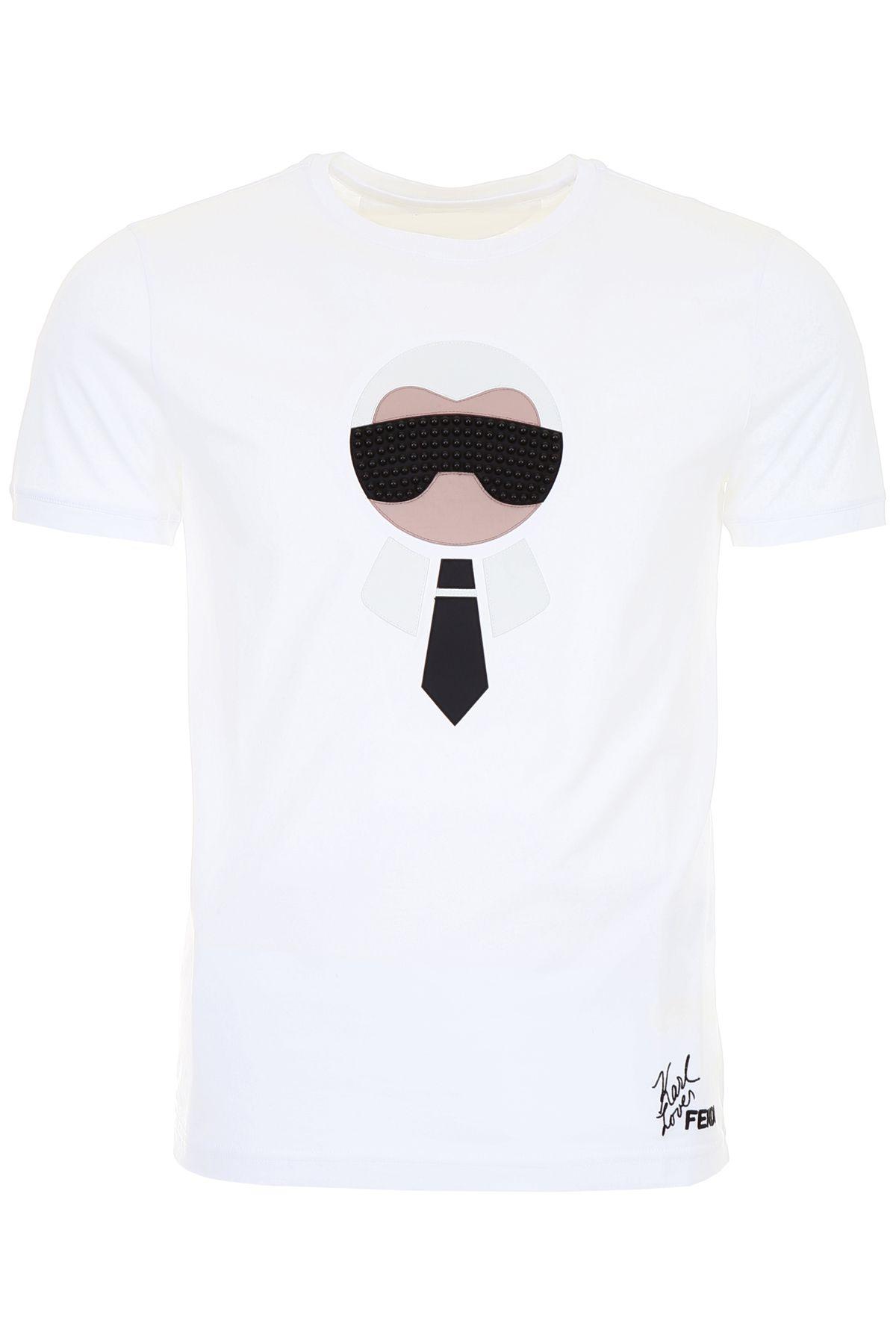 Fendi Jokarl T Shirt Fendi Karl T Shirt