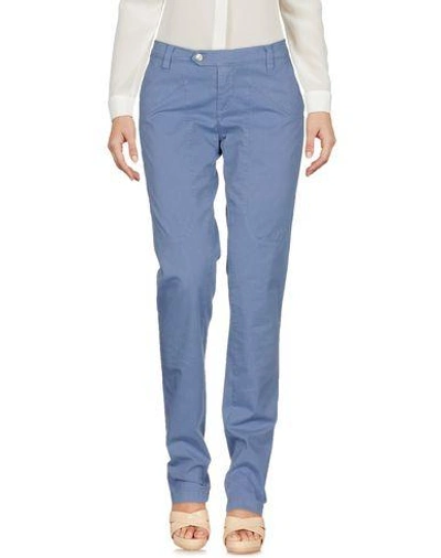 Shop Jeckerson Casual Pants In Lilac