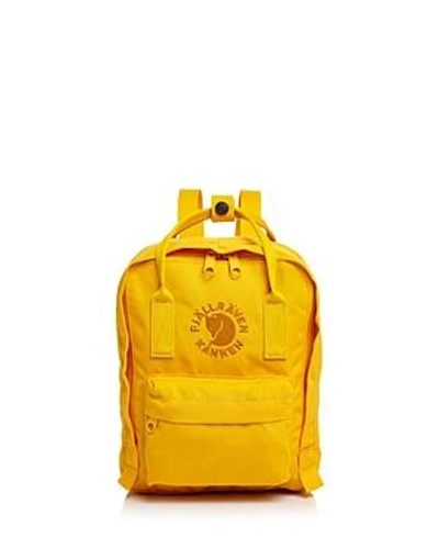 Shop Fjall Raven Re-kanken Mini Backpack In Sunflower