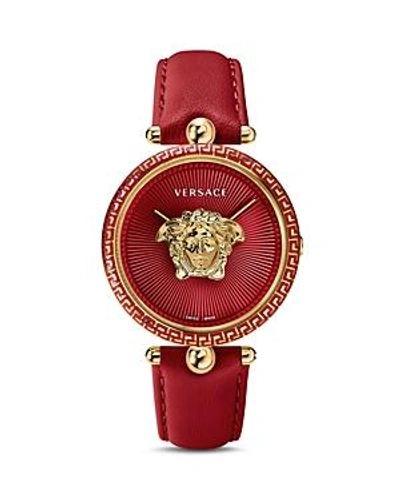 Shop Versace Palazzo Red Empire Watch, 39mm