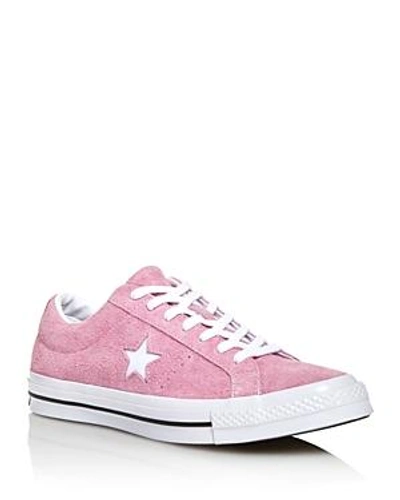 Shop Converse Men's One Star Ox Suede Low Top Sneakers In Light Orchid