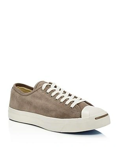 Shop Converse Men's Jack Purcell Ltt Suede Lace Up Sneakers In Tan