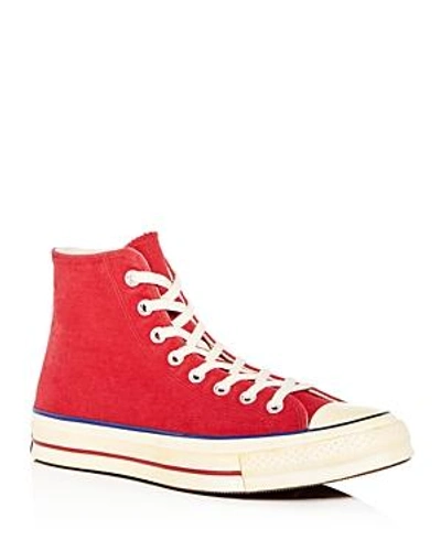 Shop Converse Men's Chuck Taylor All Star 70 Vintage High Top Sneakers In Red/blue