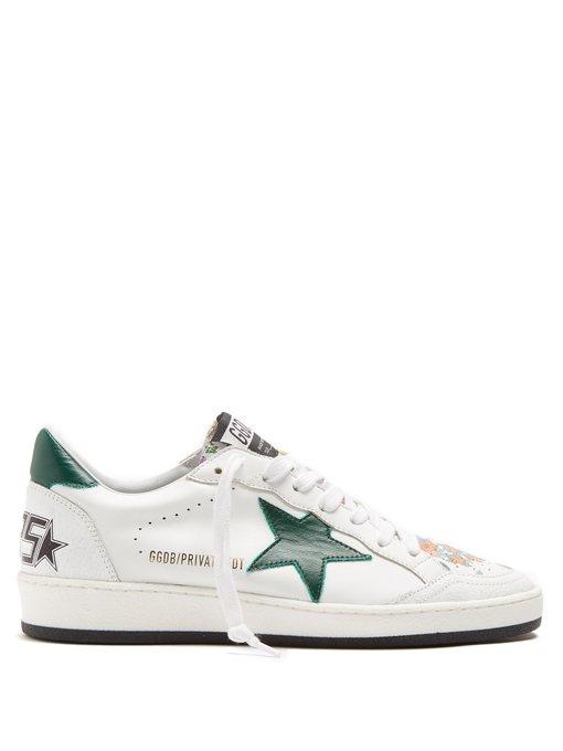 golden goose ball star green