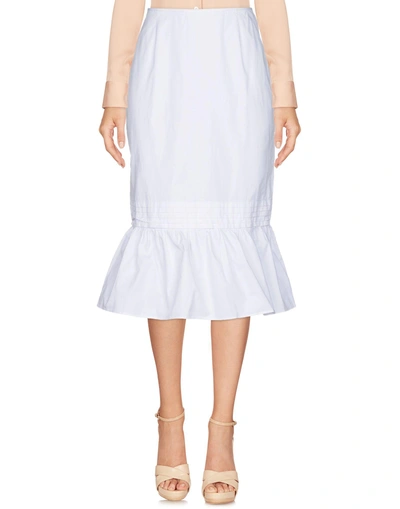Shop Title A Midi Skirts In White