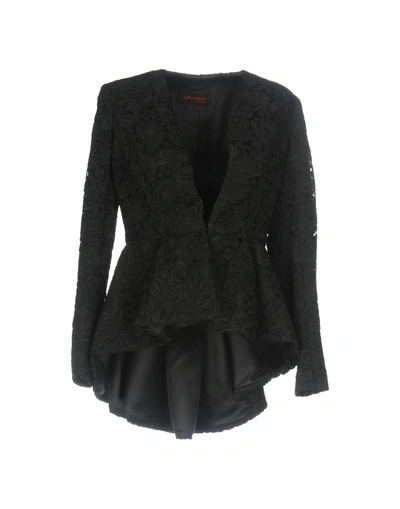 Shop Io Couture Blazer In Black