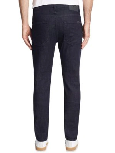 Shop 7 For All Mankind Paxtyn Skinny Fit Jeans In Deep Well