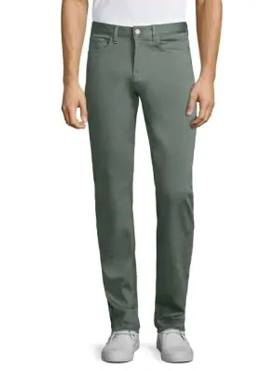 Shop 7 For All Mankind Slimmy Luxe Sport Slim Straight Jeans In Sage