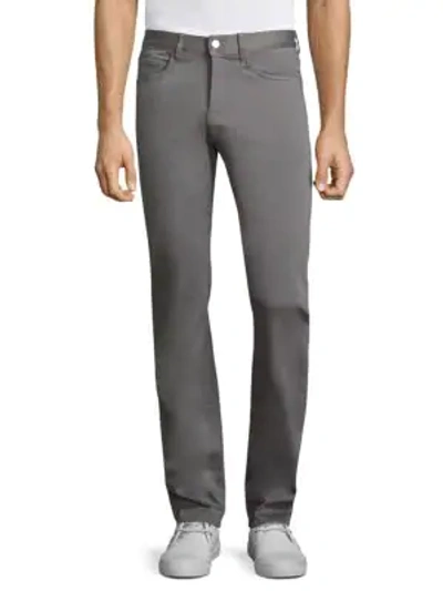 Shop 7 For All Mankind Slim Luxe Sport Straight Jeans In Stone Grey