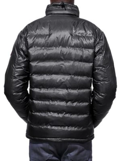 Shop Canada Goose Lodge Quilted Jacket In Grey