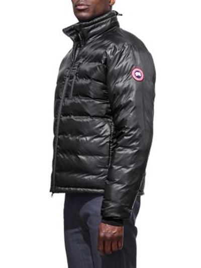 Shop Canada Goose Lodge Quilted Jacket In Grey