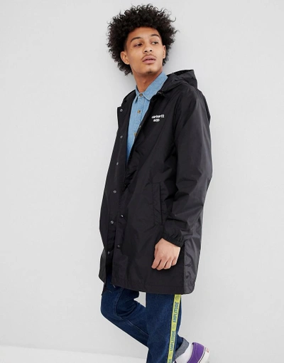 Shop Carhartt Astra Coach Jacket-black