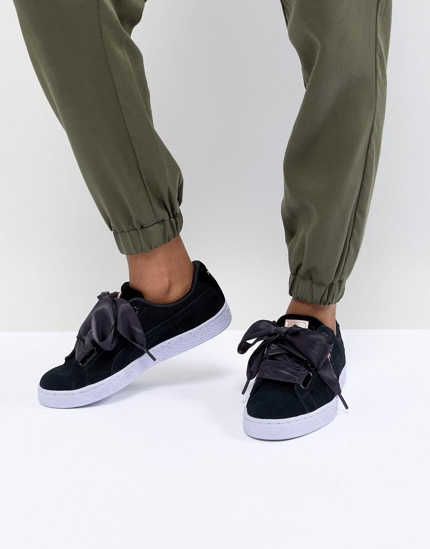 puma suede heart sneakers