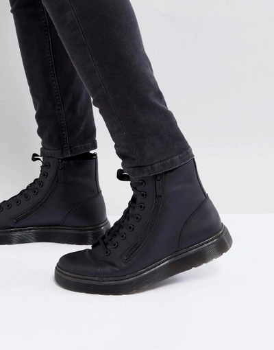 Dr. Martens Talib Zip Boots In Black - Black | ModeSens