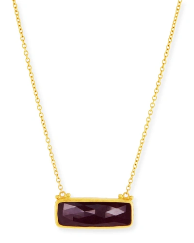 Shop Gurhan 24k Elements Hue Ruby Pendant Necklace