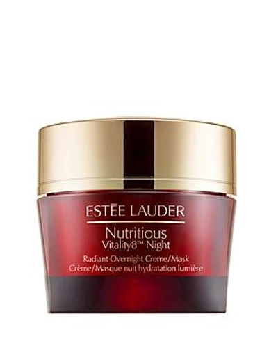 Shop Estée Lauder Nutritious Vitality8 Radiant Overnight Creme/mask