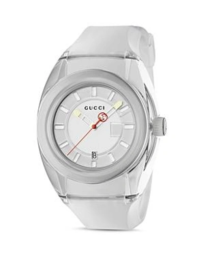 Shop Gucci Sync Watch, 46mm In White