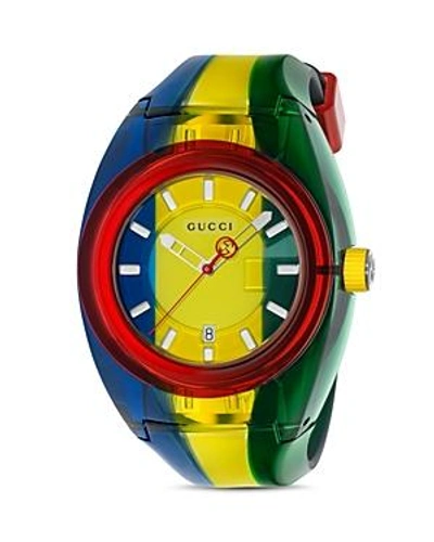Shop Gucci Sync Watch, 46mm In Multi