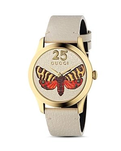 Shop Gucci G-timeless Watch, 38mm In Multi/beige