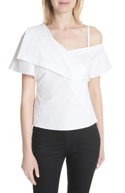 Shop Theory Foldover Top In White