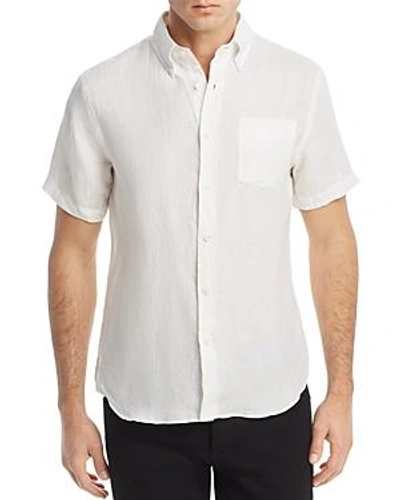 Shop Oobe James Regular Fit Button-down Shirt In Classic White