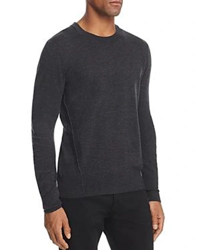 Shop Burberry Carter Crewneck Sweater In Charcoal
